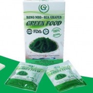 [Tặng kèm sốt mè ] Rong nho tách nước Green Food Organic 1 Gói 20gr nở ra 100gr rong nho tươi cam kết không tanh